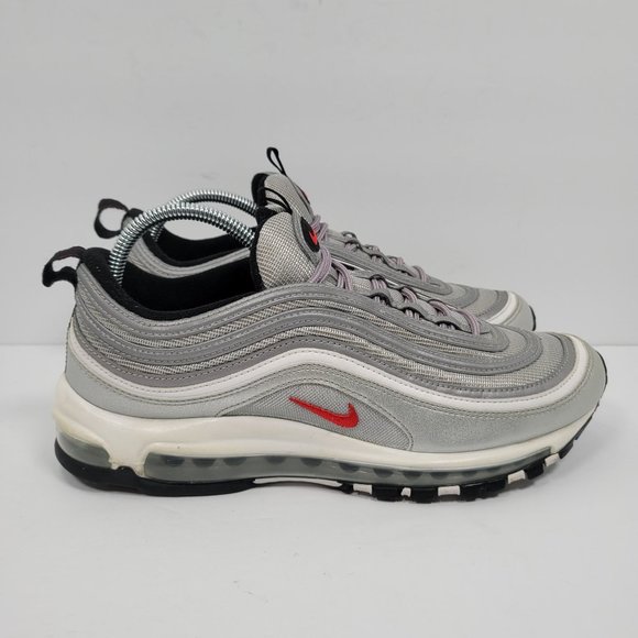 Nike Air Max 97 OG QS Shoes - Nike Air Max 97 OG QS 2017 Silver Bullet Women's Shoes 884421-001 US Size 10.5